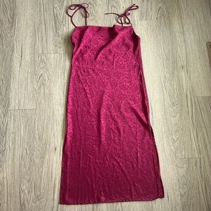 Forever 21 Burgundy Slip Dress